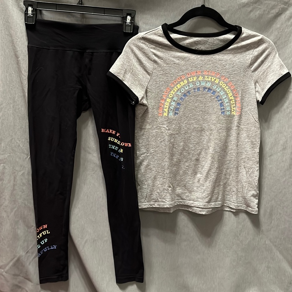 Justice 2 piece girls outfit. Size 12.